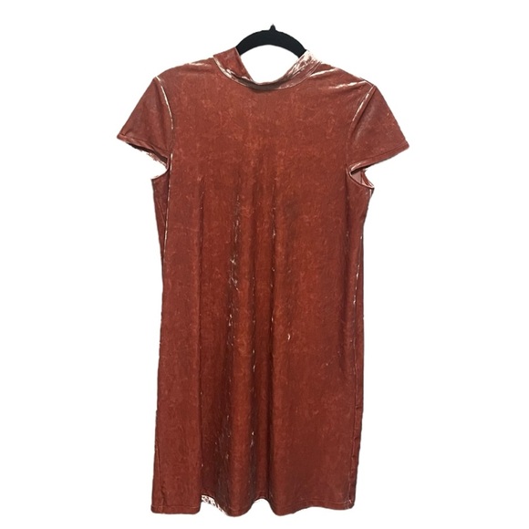 Madewell Crushed Velvet Mockneck Dress - Picture 3 of 10